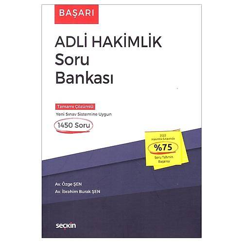 Baar Adli Hakimlik Soru Bankas - zge en, brahim Burak en