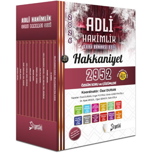 Yetki Yay�nlar� 2026 Hakkaniyet Adli Hakimlik Soru Seti