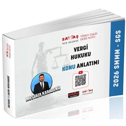 Sava� 2026 SMMM SGS Vergi Usul Hukuku ve Vergi Hukuku Konu Anlat�m� - Mustafa Karadeniz Sava� Yay�nlar�