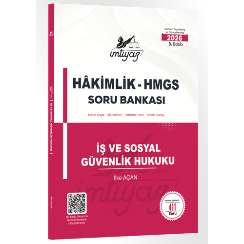 �mtiyaz 2026 HMGS Hakimlik �� ve Sosyal G�venlik Hukuku Soru Bankas� �lke A�an