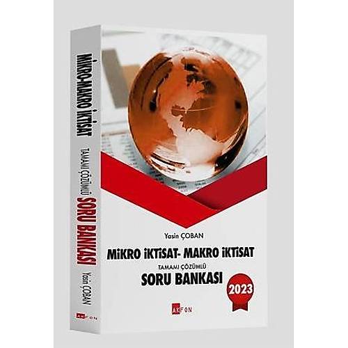 Akfon Yaynlar 2023 Mikro ktisat Makro ktisat Tamam zml Soru Bankas-Yasin oban
