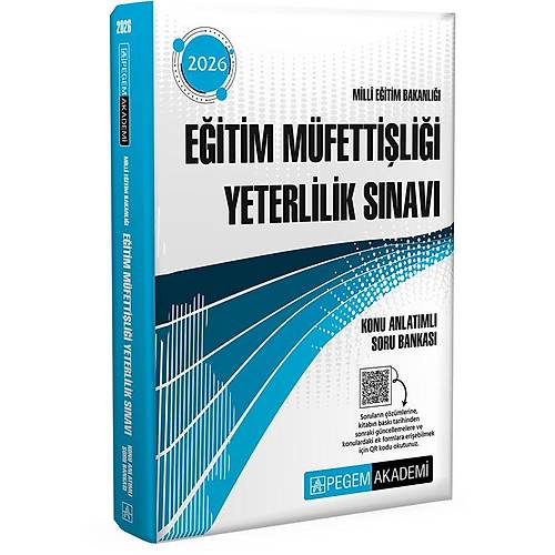 Pegem Yay�nlar� 2026 MEB E�itim M�fetti�li�i Yeterlilik S�nav� Konu Anlat�ml� Soru Bankas�
