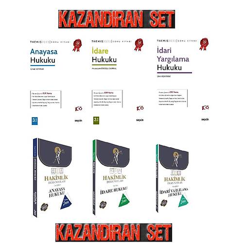 Thems 2023 Anayasa -dare Hukuku-dare Yarglama Hukuku Soru Bankas&Yetki 2023 Anayasa -dare Hukuku-dare Yarglama Hukuku Ders Notlar Seti(6 Kitap)