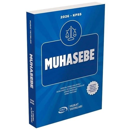 Murat 2026 KPSS A Grubu Muhasebe Konu Anlat�ml� Murat Yay�nlar�