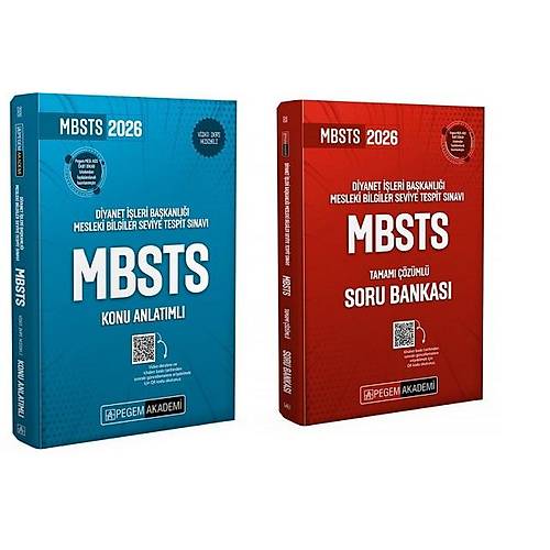 Pegem 2026 MBSTS Diyanet ��leri Ba�kanl��� Mesleki Bilgiler Seviye Tespit S�nav� Konu Anlat�ml�& Soru Bankas� 2 K�TAP