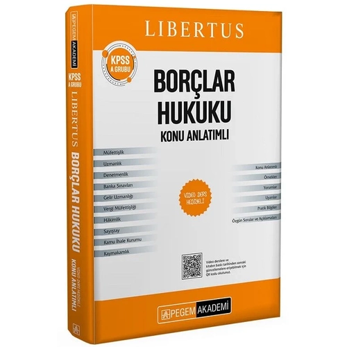 Pegem 2026 KPSS A Grubu Libertus Borlar Hukuku Konu Anlatm Pegem Akademi Yaynlar