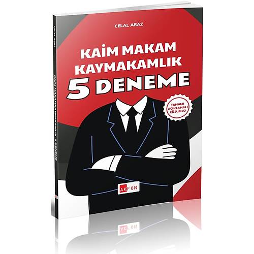 Akfon KA�M MAKAM Kaymakaml�k 5 Deneme ��z�ml� - Celal Araz Akfon Yay�nlar�