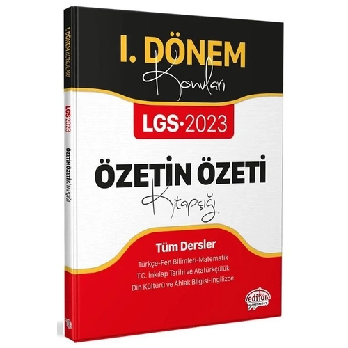 Data 2023 8. Snf LGS Tm Dersler 1. Dnem zetin zeti Kitap Data Yaynlar
