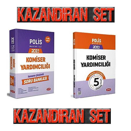 Data 2023 Komiser Yardmcl Snav Soru Bankas Deneme Seti(2Kitap)