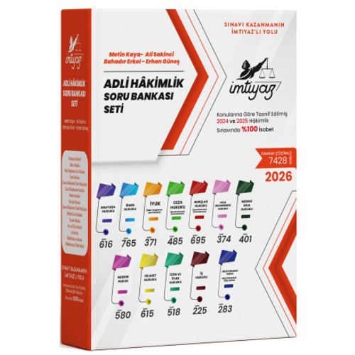 �MT�YAZ Adli Hakimlik Soru Bankas� Mod�ler Set ��z�ml� 2026