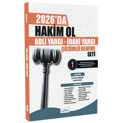 �lken 2026 Adli �dari Yarg� Hakim Ol 5 Deneme ��z�ml� �lken Yay�nlar�