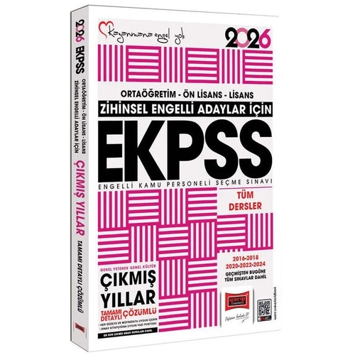 Yarg 2026 EKPSS Zihinsel Engelli km Sorular zml Yarg Yaynlar