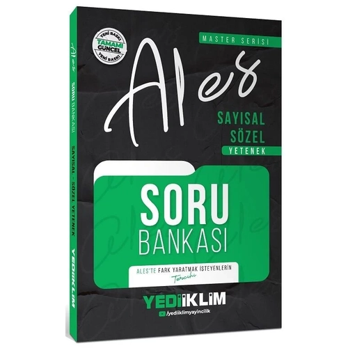 Yediiklim Yaynlar 2026 ALES MASTER Soru Bankas zml