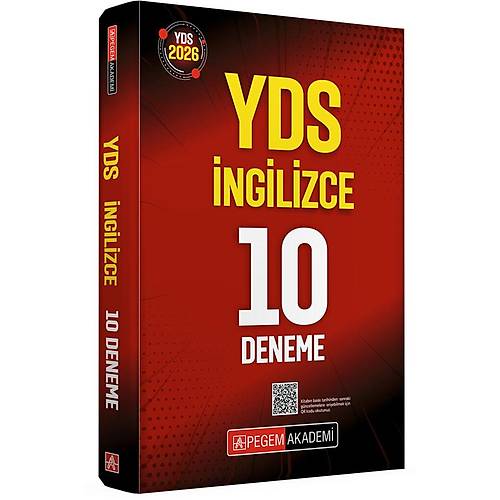 Pegem 2026 YDS �ngilizce 10 Deneme ��z�ml� Pegem Akademi Yay�nlar�
