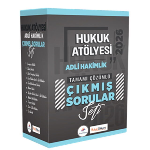 Dizgi Kitap Yay�nlar� 2026 Hukuk At�lyesi Adli Hakimlik Tamam� ��z�ml� Orijinal ��km�� Sorular Seti