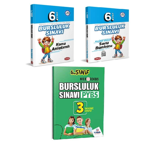 Data Yay�nlar� 6.S�n�f Bursluluk S�nav� Konu Anlat�ml� ve Soru Bankas�+3 Deneme