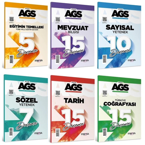 Marka Yaynlar 2025 MEB-AGS Tm Dersler 67 Deneme 6 l Set