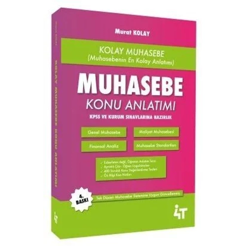 4T Yay�nlar� KPSS A Grubu Kolay Muhasebe Konu Anlat�m� 4. Bask� - Murat Kolay 4T Yay�nlar�