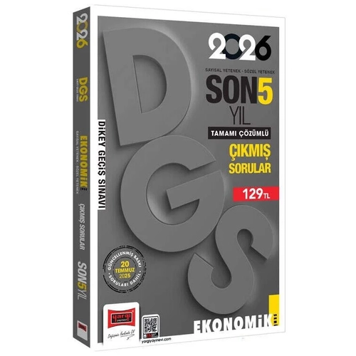 Yarg� 2026 DGS ��km�� Sorular Son 5 Y�l ��z�ml� Ekonomik Seri Yarg� Yay�nlar�
