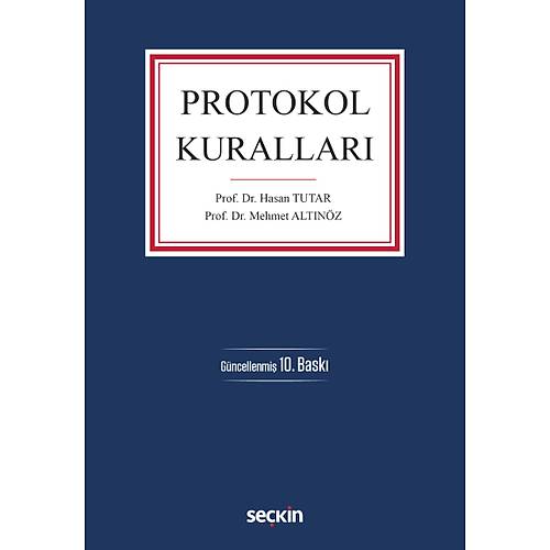 Sekin Yaynclk Protokol Kurallar (Hasan Tutar ) Mehmet Altnz