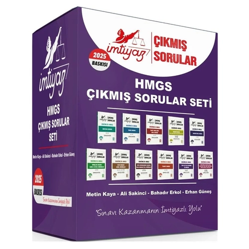 �mtiyaz 2025 HMGS ��km�� Sorular Soru Bankas� Seti ��z�ml� - Metin Kaya �mtiyaz Yay�nc�l�k