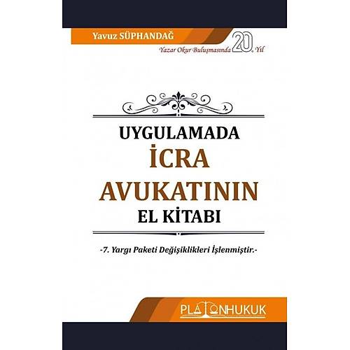 Platon Hukuk Uygulamada cra Avukatnn El Kitab Yavuz Sphanda