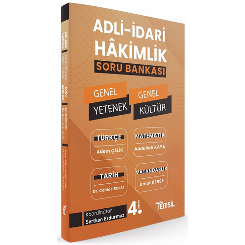 Temsil Adli �dari Hakimlik Genel Yetenek Genel K�lt�r Soru Bankas� 4. Bask� Temsil Kitap Yay�nlar�