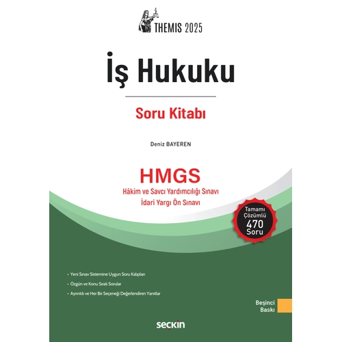 Themis 2025 Thems  Hukuku Soru Kitab Deniz Bayeren Sekin Yaynevi