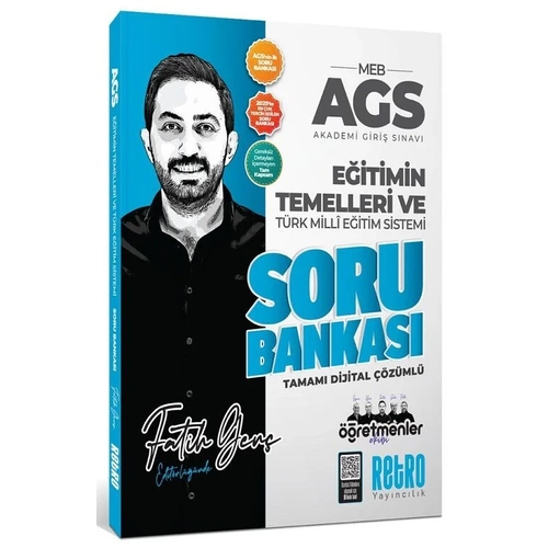 Retro 2026 MEB-AGS E�itimin Temelleri ve T�rk Milli E�itim Sistemi ��retmenler Ekibi Soru Bankas� ��z�ml� - Fatih Gen� Retro Yay�nc�l�k