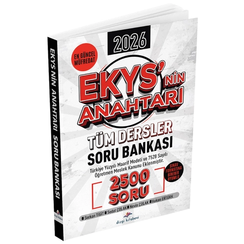 Dizgi Kitap 2026 MEB EKYS nin Anahtar� T�m Dersler Soru Bankas� Dizgi Kitap