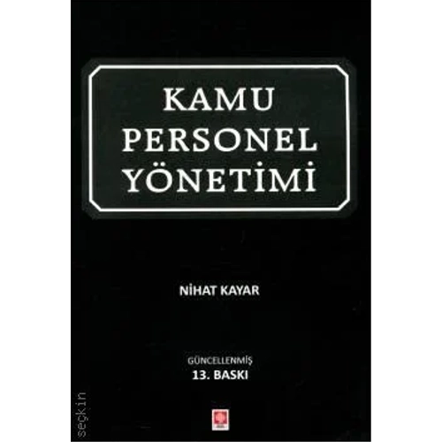Ekin Yaynlar Kamu Personel Ynetimi (Nihat Kayar)
