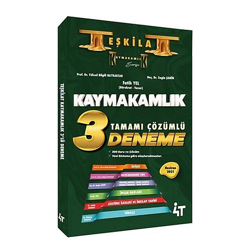 4T Yaynlar Tekilat Kaymakamlk 3 Deneme Tamam zml
