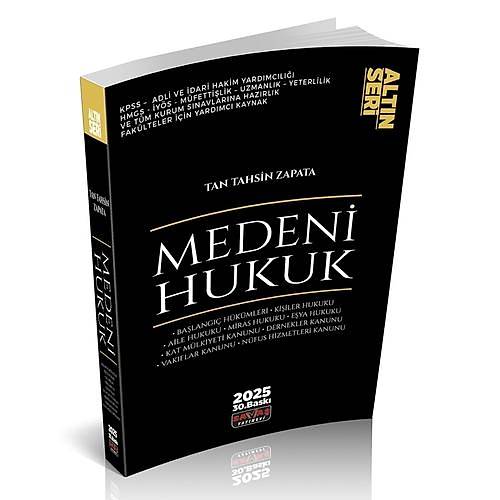 Sava Yaynlar Medeni Hukuk Konu Anlatm Altn Seri (Tan Tahsin Zapata)