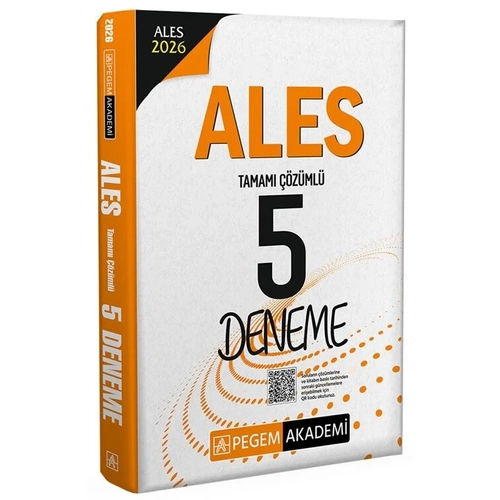 Pegem ALES 5 Deneme ��z�ml� Pegem Akademi Yay�nlar�