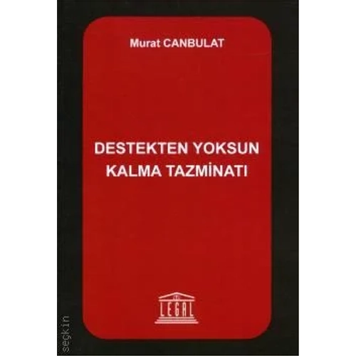 Legal Yaynevi Destekten Yoksun Kalma Tazminat (Murat Canbulat)
