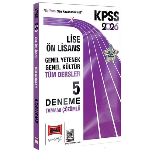 Yarg� Yay�nlar� 2026 KPSS Lise �n Lisans T�m Dersler 5 Deneme ��z�ml�