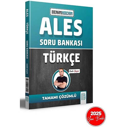 Benim Hocam Yay�nlar� 2025 ALES T�rk�e Tamam� ��z�ml� Soru Bankas�