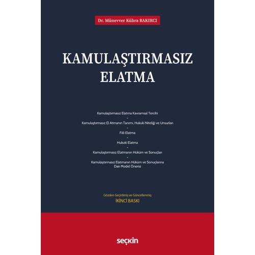 Sekin Yaynclk Kamulatrmasz Elatma (Mnevver Kbra Bakrc)