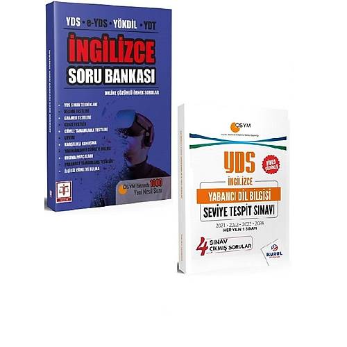 YDS Soru Bankas+YDS km Sorular (4 Kitapk 2021-2024)