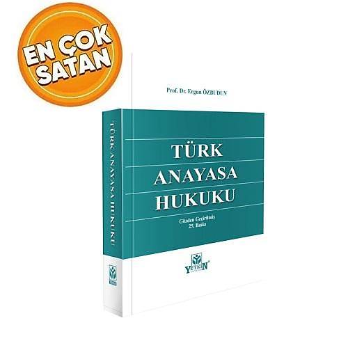Yetkin Yaynlar Trk Anayasa Hukuku 2025 (Ergun zbudun)