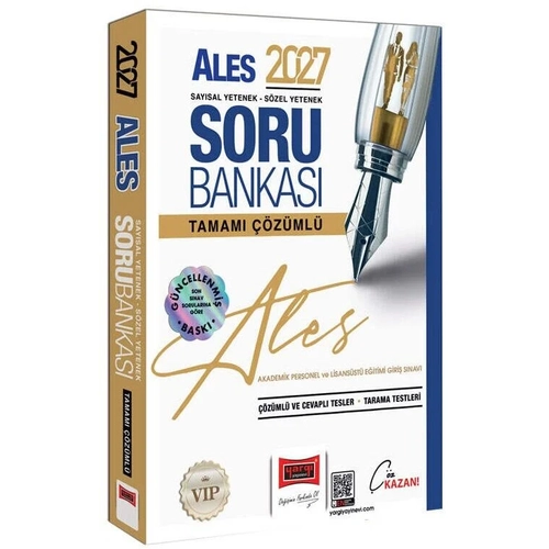 2027 ALES VIP Soru Bankas� ��z�ml� Yarg� Yay�nlar�