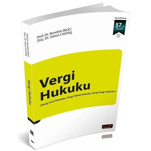 Sava Yaynevi 2025 Vergi Hukuku 57. Bask - Nurettin Bilici