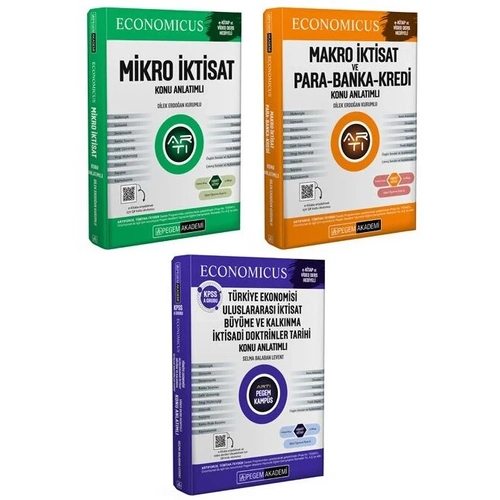 Pegem 2025 KPSS A Grubu Economicus �ktisat Konu 3 l� Set Pegem Akademi Yay�nlar�
