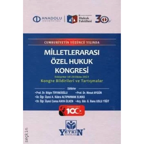Yetkin Yay�nlar� Milletleraras� �zel Hukuk Kongresi-Bilgin Tiryakio�lu,Mesut Ayg�n