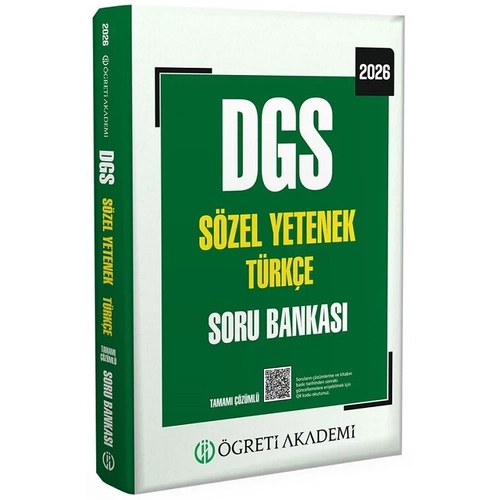 ��reti 2026 DGS S�zel Yetenek T�rk�e Soru Bankas� ��z�ml� ��reti Akademi