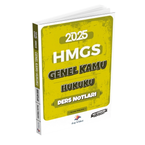 Dizgi Kitap 2025 HMGS Genel Kamu Hukuku Ders Notlar-Devrim Toklucu