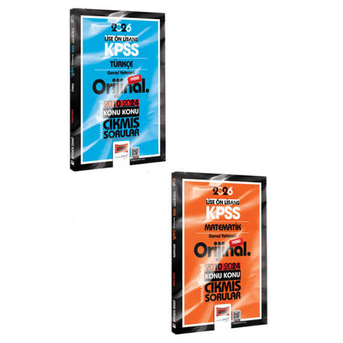 Yarg� 2026 KPSS Lise-�nlisans Genel Yetenek Orijinal 2010-2024 Konu Konu ��km�� Sorular Seti (2 Kitap)