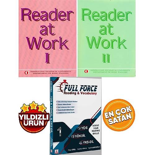 ODTÜ Reader At Work 1-2 &Full Force Reading&Vocabulary 1