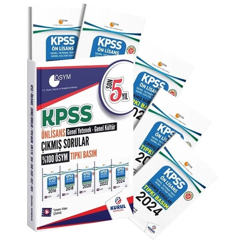 Kurul 2026 KPSS �n Lisans ��km�� Sorular T�pk� Bas�m Son 5 Y�l ��z�ml� Kurul Yay�nc�l�k