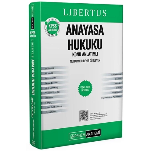 Pegem 2026 KPSS A Grubu Libertus Anayasa Hukuku Konu Anlatm Pegem Akademi Yaynlar